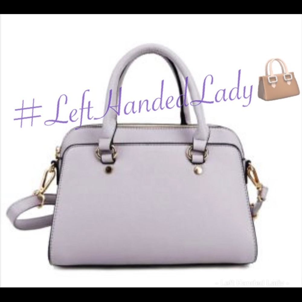 Purple Satchel Handbag